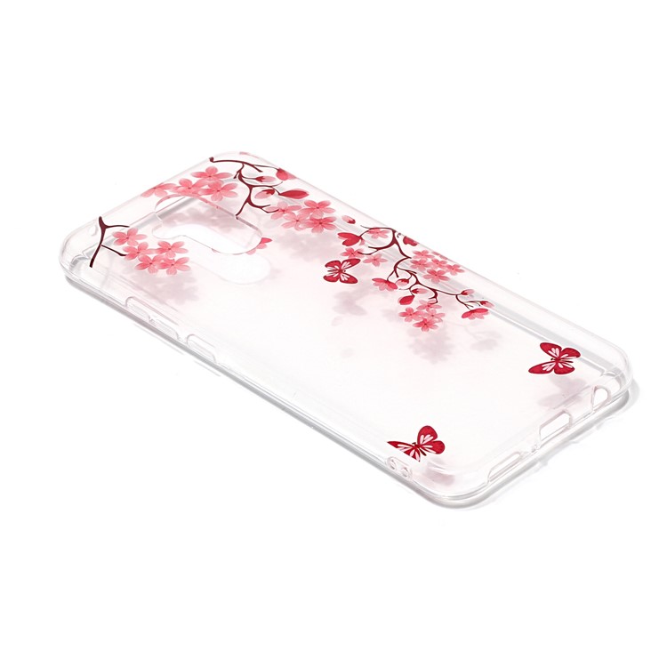 Pattern Printing IMD TPU Protection Case for Huawei Mate 20 Lite / Maimang 7 - Butterfly and Flower-3