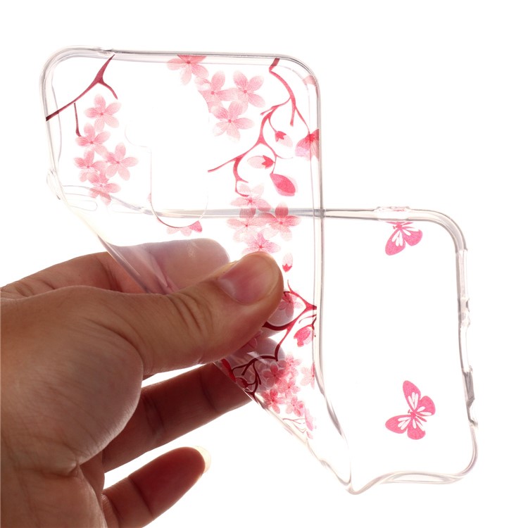 Pattern Printing IMD TPU Protection Case for Huawei Mate 20 Lite / Maimang 7 - Butterfly and Flower-4