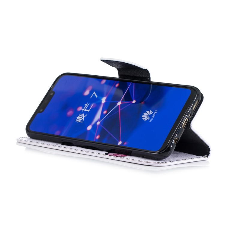 For Huawei Mate 20 Lite / Maimang 7 Patterned Wallet Magnetic Leather Cellphone Case with Stand - Cute Panda-10