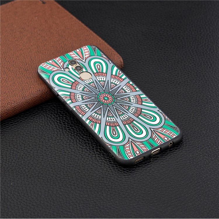 Тиснение Корпуса TPU Для Huawei Mate 20 Lite - Симметричный Рисунок-2