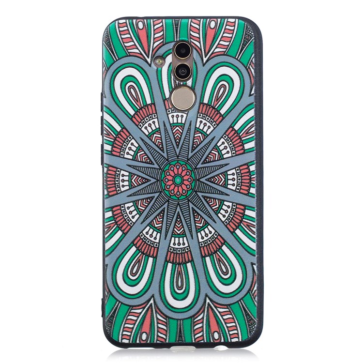 Тиснение Корпуса TPU Для Huawei Mate 20 Lite - Симметричный Рисунок-4
