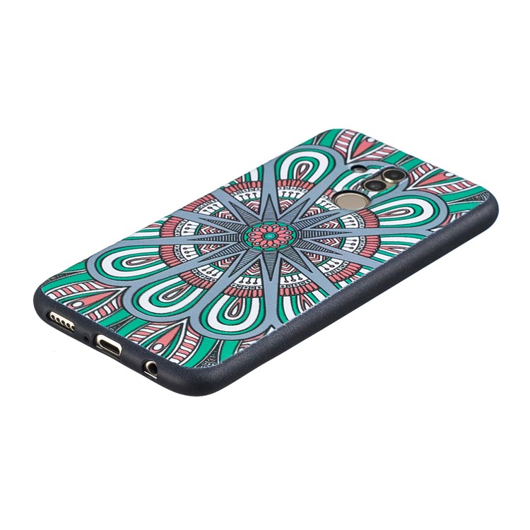 Тиснение Корпуса TPU Для Huawei Mate 20 Lite - Симметричный Рисунок-5