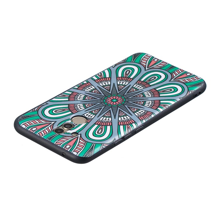 Тиснение Корпуса TPU Для Huawei Mate 20 Lite - Симметричный Рисунок-6