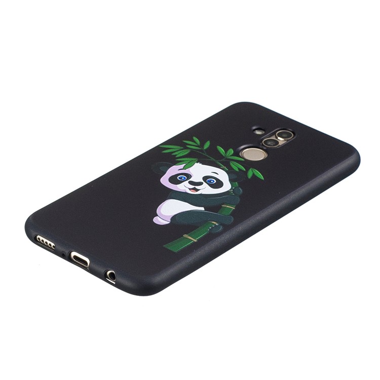 Embossed TPU Protection Phone Case for Huawei Mate 20 Lite / Maimang 7 - Panda and Bamboo-5