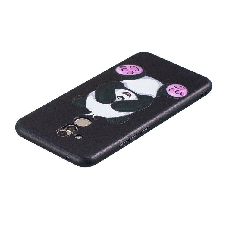 Embossing TPU Back Cover for Huawei Mate 20 Lite / Maimang 7 - Lovely Panda-6