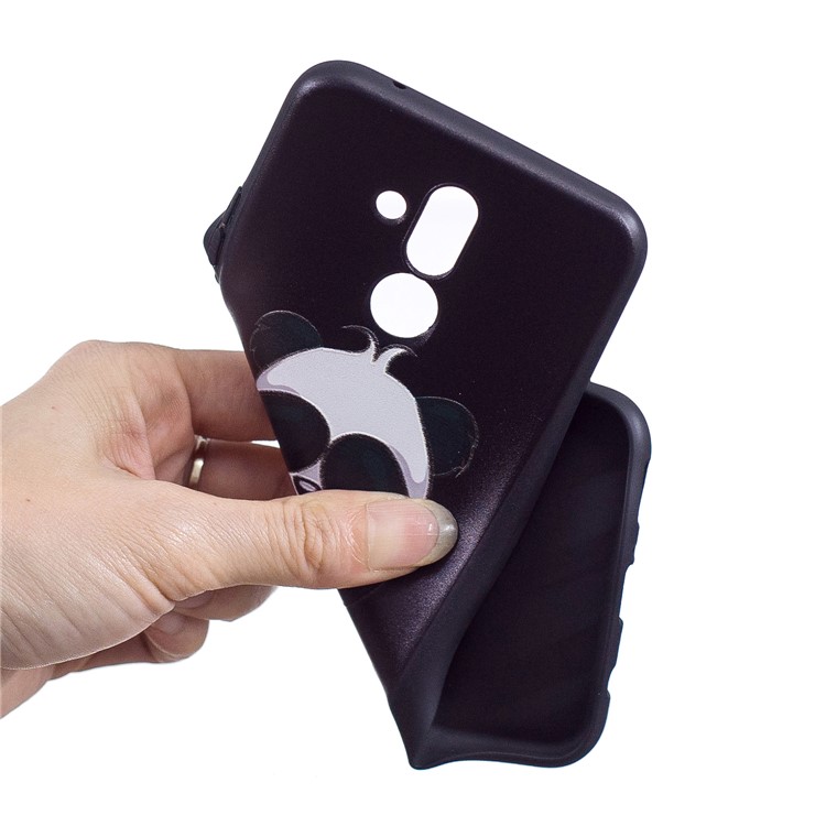 Embossing TPU Back Cover for Huawei Mate 20 Lite / Maimang 7 - Lovely Panda-7