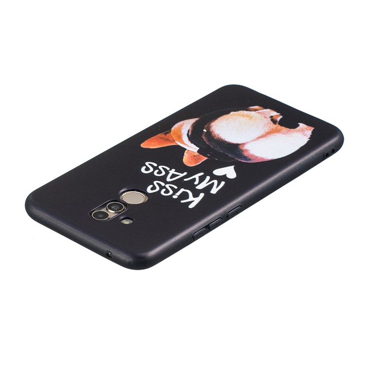 Guscio Posteriore In TPU Goffrato Per Huawei Mate 20 Lite - Baciami Il Culo-6