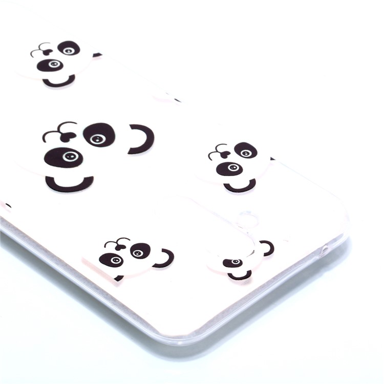 Soft TPU Cell Phone Case with Pattern Printing for Huawei Mate 20 Lite / Maimang 7 - Cute Panda-4