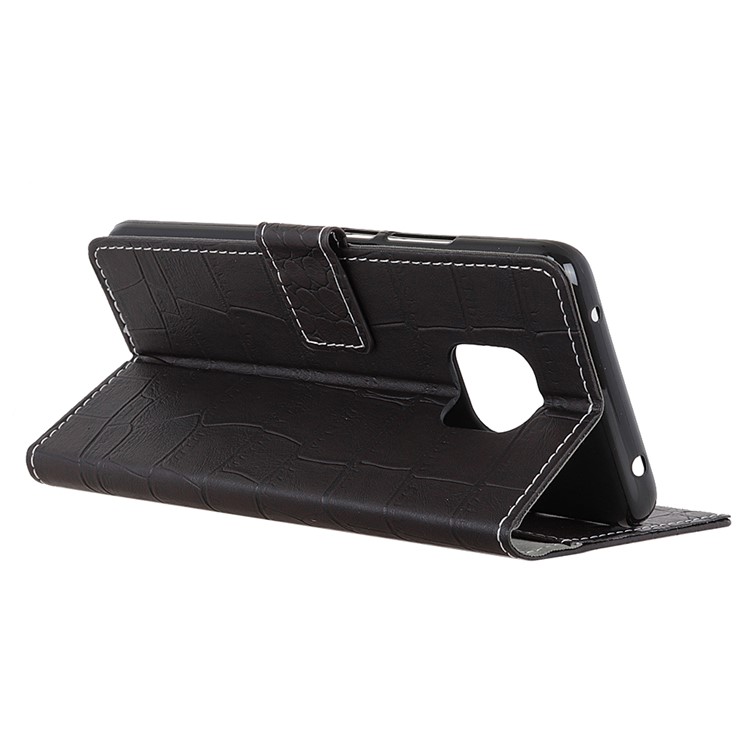 For Huawei Mate 20 Pro Vintage Crocodile Texture PU Leather Wallet Protection Case - Black-5