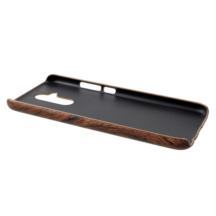 PU Leather Coated PC Cell Phone Cover for Huawei Mate 20 Lite / Maimang 7 - Wood Texture-3