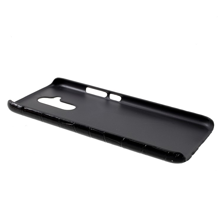 PU Leather Coated PC Back Phone Casing for Huawei Mate 20 Lite / Maimang 7 - Black Crocodile Texture-3