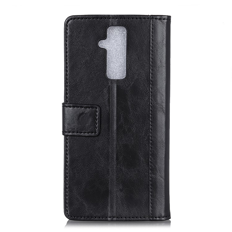 Flip Rivet Stand Wallet Magnetic Leather Mobile Phone Case for Huawei Mate 20 Lite - Black-7