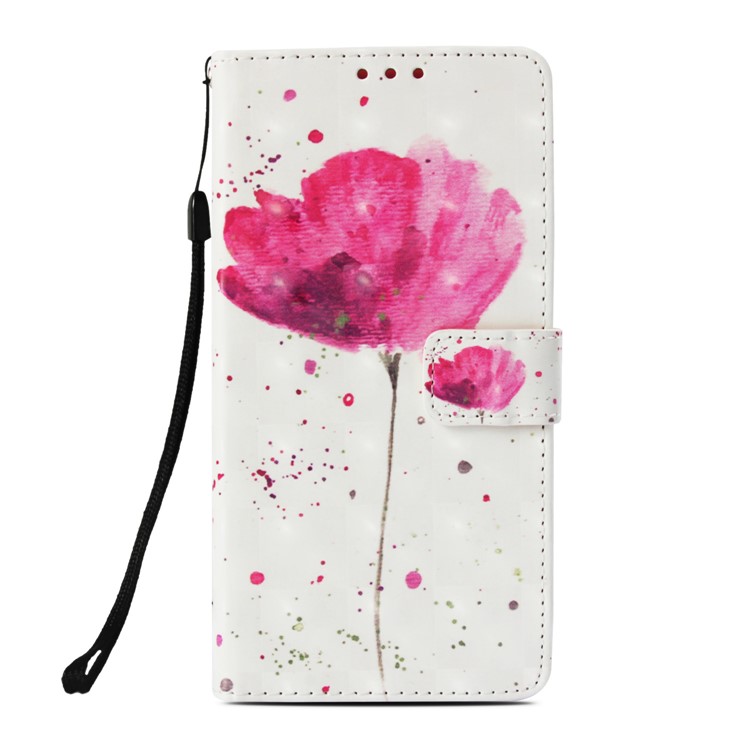 Etui En Cuir Pour Portefeuille Avec Motif Pour Huawei Nova 3i / P Smart + - Fleur Vive-2