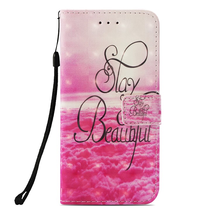 Patterned Wallet Leather Phone Case with Stand for Huawei nova 3i / P Smart+ - Stay Beautiful-2