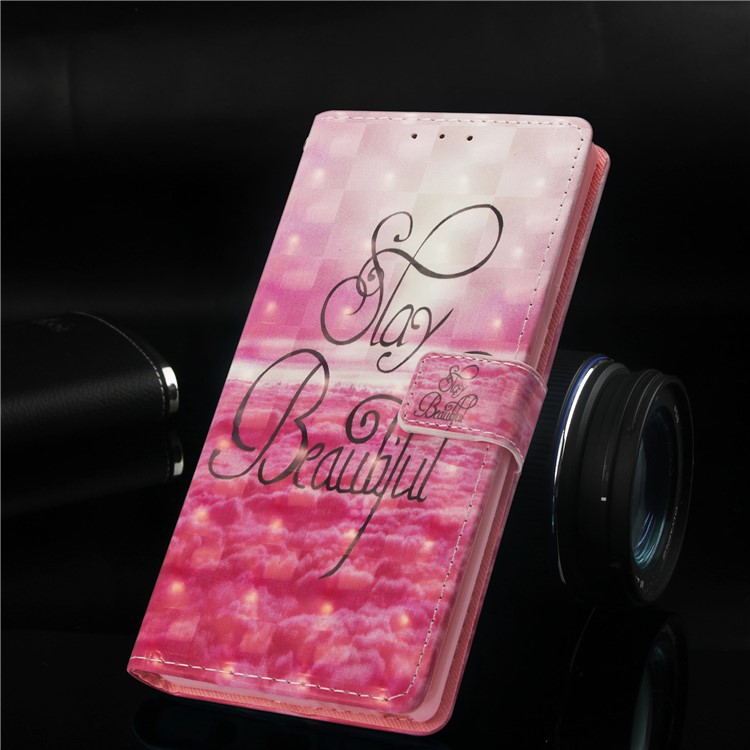 Patterned Wallet Leather Phone Case with Stand for Huawei nova 3i / P Smart+ - Stay Beautiful-9
