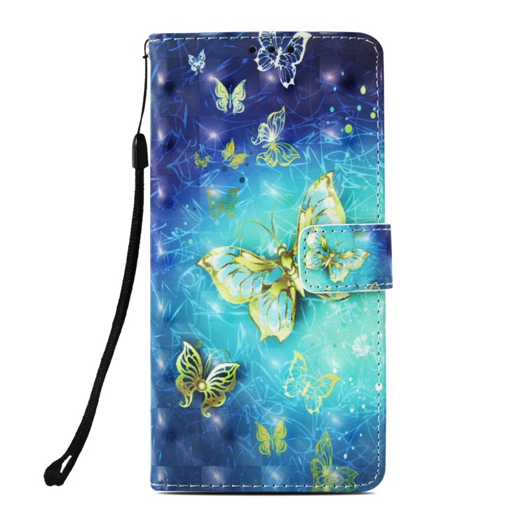 Pattern Printing Wallet Leather Cell Phone Cover for Huawei nova 3i / P Smart+ - Pretty Butterfly-2