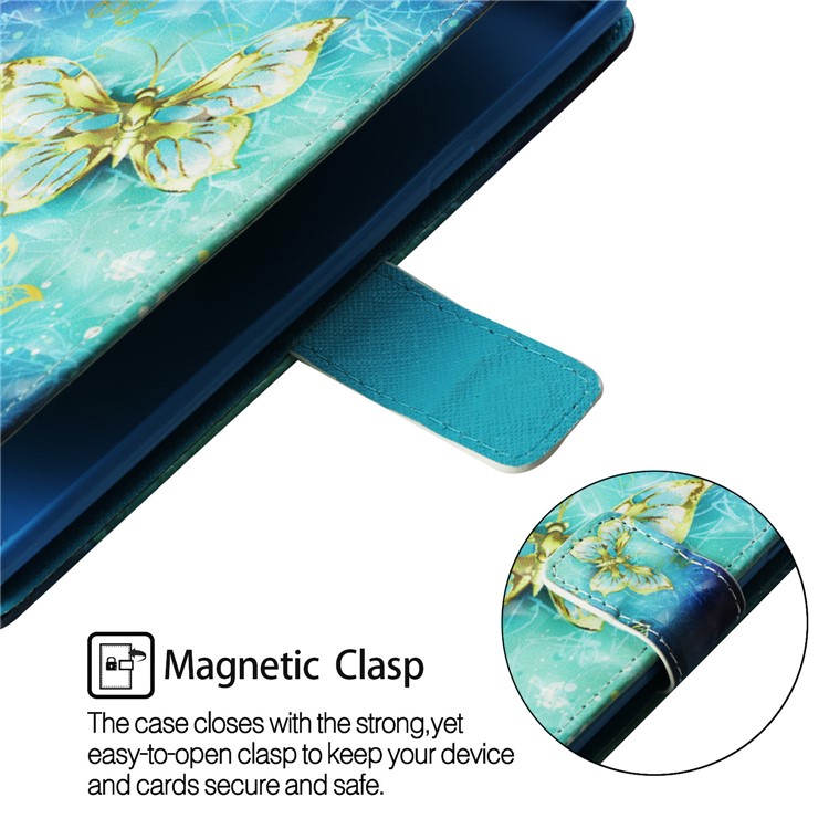 Pattern Printing Wallet Leather Cell Phone Cover for Huawei nova 3i / P Smart+ - Pretty Butterfly-5