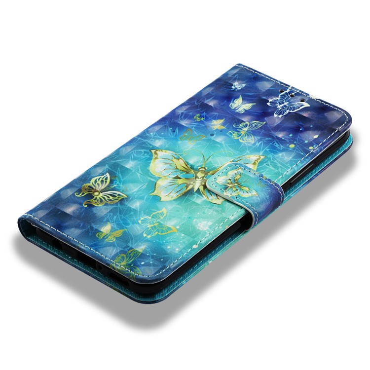 Pattern Printing Wallet Leather Cell Phone Cover for Huawei nova 3i / P Smart+ - Pretty Butterfly-8
