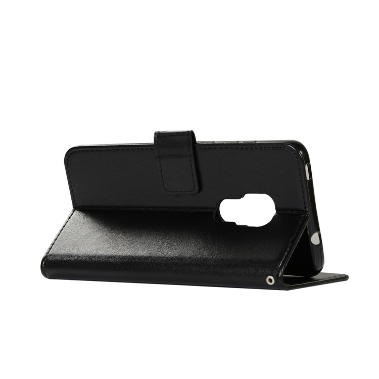 Cubierta De Cuero Del Soporte De La Cartera Del Colector Ideal Del Búho De La Impresión Para El Compañero 20 De Huawei - Negro-6