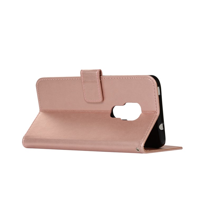 Pie De Imprenta Búho Atrapasueños Billetera Soporte Cuero Shell Para Huawei Mate 20 - Oro Rosa-6