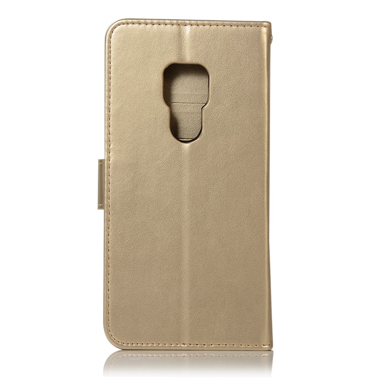 Estuche Búho Atrapasueños Billetera Soporte Funda De Cuero Para Huawei Mate 20 - Oro-3