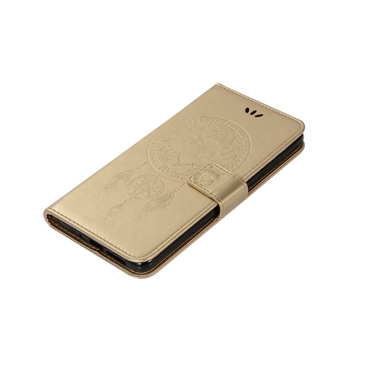 Estuche Búho Atrapasueños Billetera Soporte Funda De Cuero Para Huawei Mate 20 - Oro-7