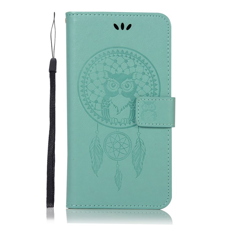 Cubierta Del Teléfono Celular De Cuero Del Soporte De La Cartera Del Colector Ideal Del Buho De La Impresión Para El Compañero 20 De Huawei - Cian-2