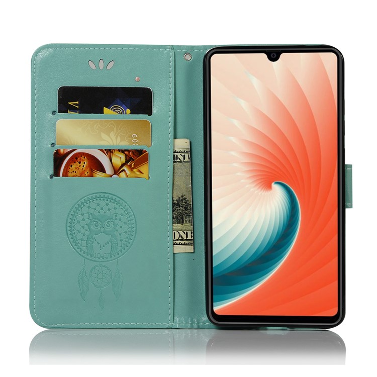 Cubierta Del Teléfono Celular De Cuero Del Soporte De La Cartera Del Colector Ideal Del Buho De La Impresión Para El Compañero 20 De Huawei - Cian-4