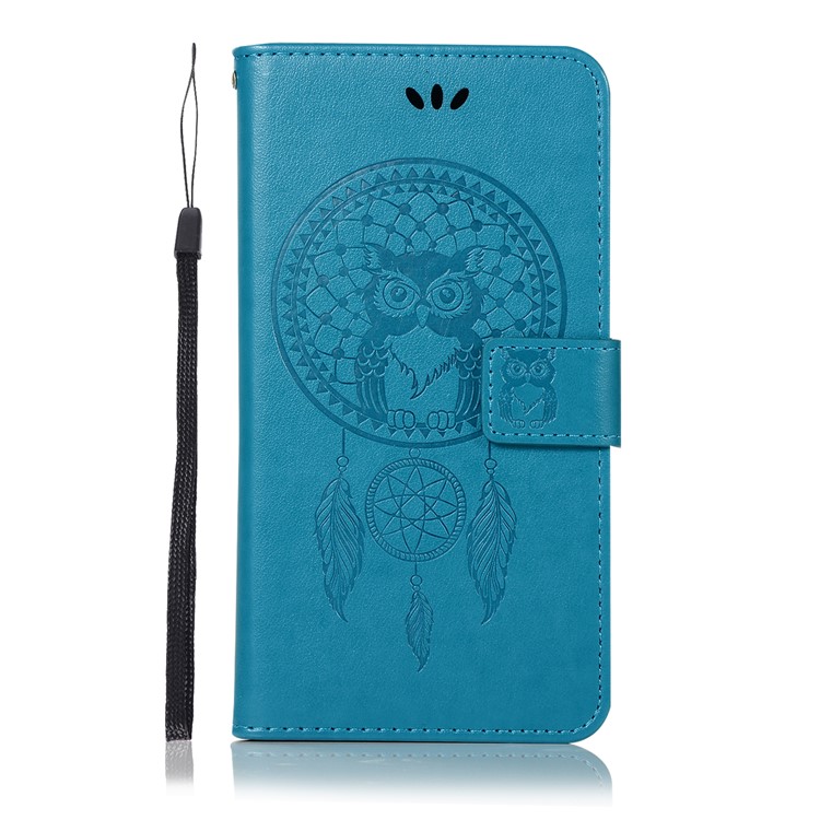 Funda Protectora De Cuero Para El Huawei Mate 20 - Azul-2