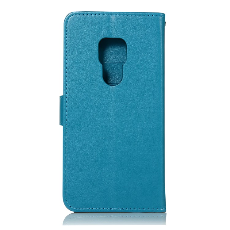 Funda Protectora De Cuero Para El Huawei Mate 20 - Azul-3