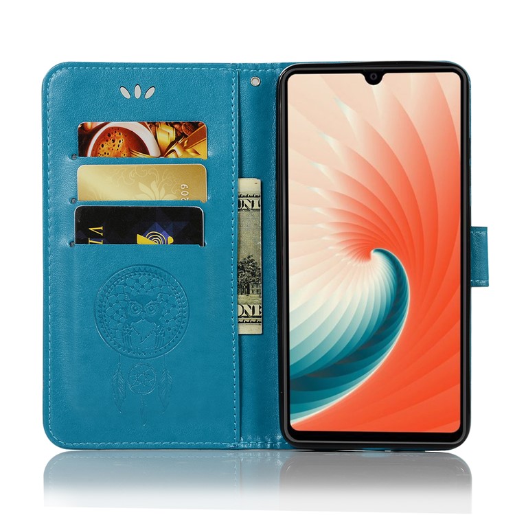 Funda Protectora De Cuero Para El Huawei Mate 20 - Azul-4