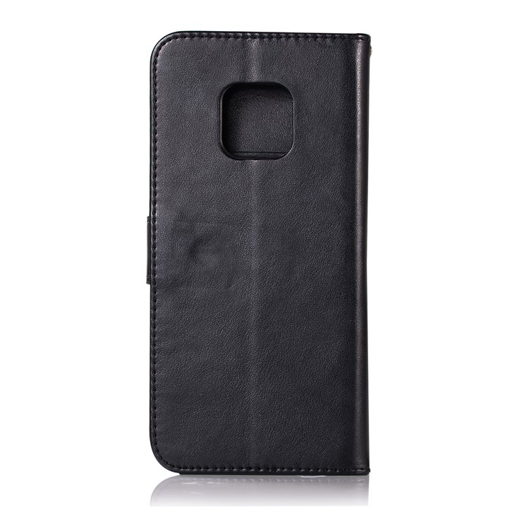 Imprint Owl Dream Catcher PU Leather Case for Huawei Mate 20 Pro - Black-3