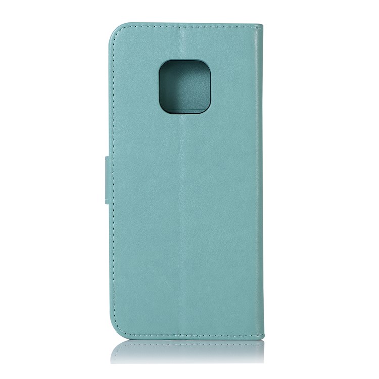 Flip Case for Huawei Mate 20 Pro Imprint Owl Dream Catcher PU Leather Cell Phone Cover - Cyan-3