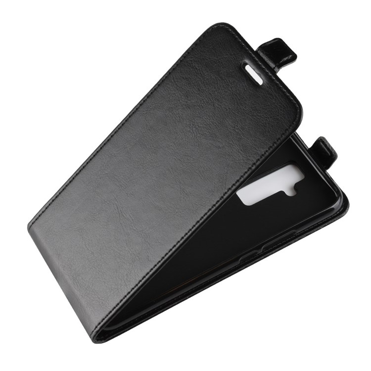 Custodia In Pelle Per Flipper Verticale Pazzo Per Custodia In Pelle Per Huawei Mate 20 Lite - Nero-4