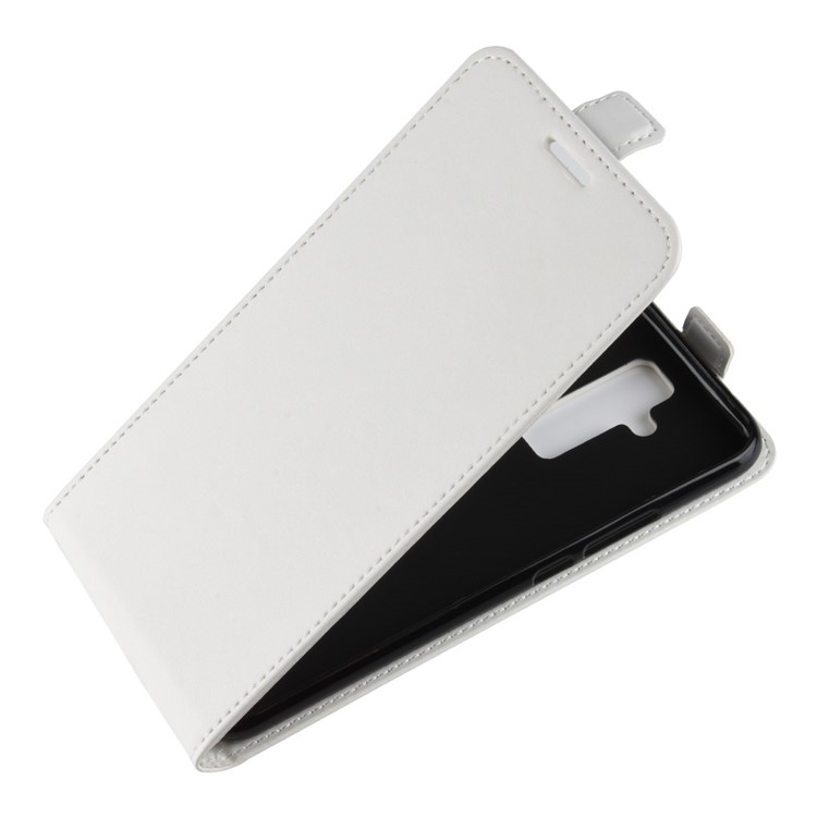 Crazy Horse Vertical Flip Card Slot Leather Case for Huawei Mate 20 Lite - White-4