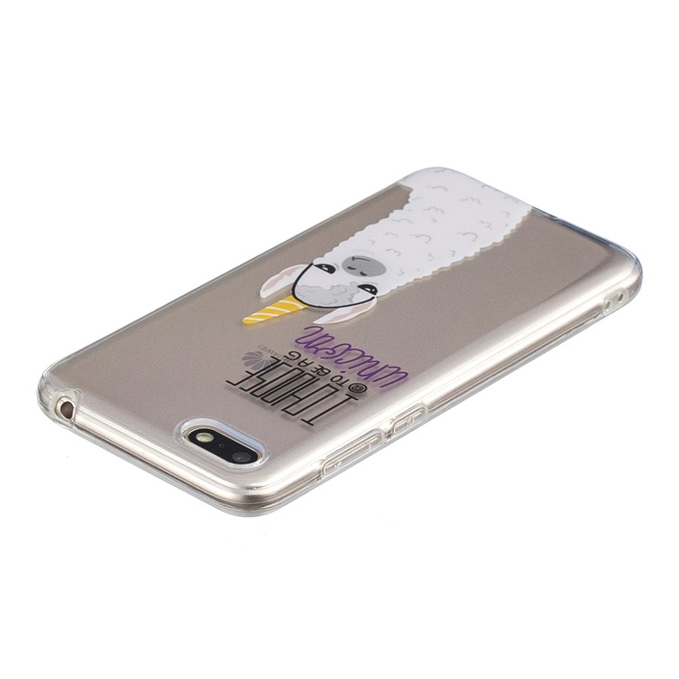IMD TPU Patterned Cellphone Case for Huawei Y5 (2018) / Y5 Prime (2018) / Honor 7s / Play 7 - I Choose To Be A Unicorn-3