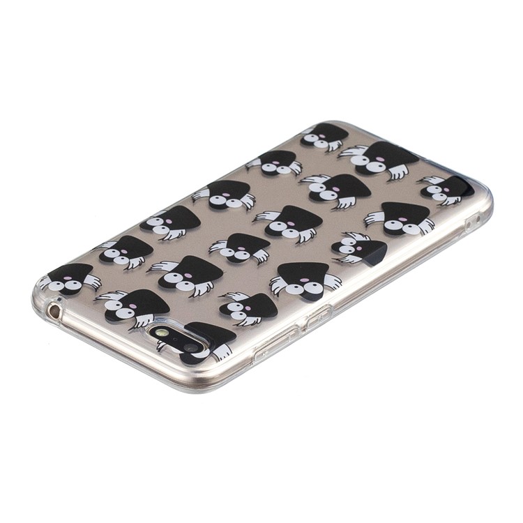 Pattern Printing IMD TPU Protection Case for Huawei Y5 (2018) / Y5 Prime (2018) / Honor 7s / Play 7 - Cartoon Birds-3
