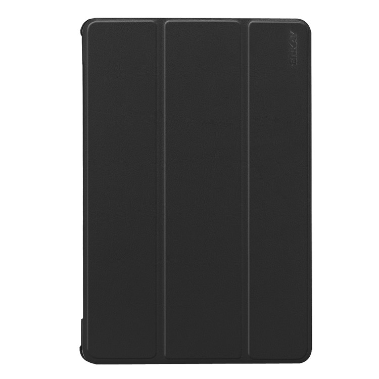 ENKAY Tri-fold PU Leather Auto-wake/Sleep Stand Smart Case for Huawei MediaPad M5 10 / M5 10 (Pro) - Black-1