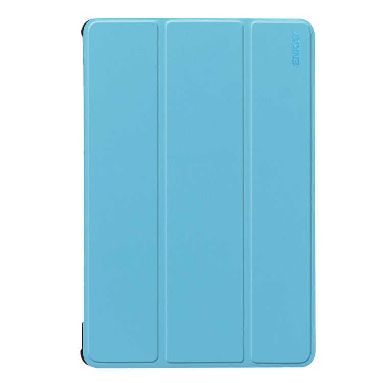 ENKAY Tri-fold Smart Leather Stand Case for Huawei MediaPad M5 10 / M5 10 (Pro) - Baby Blue-1