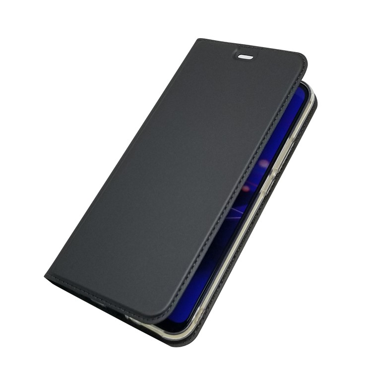 Auto-absorbed Leather Stand Case with Card Slot for Huawei Maimang 7 - Black-7