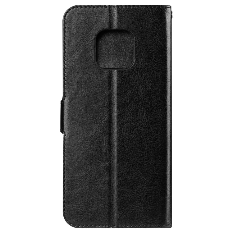 For Huawei Mate 20 Pro Crazy Horse PU Leather Wallet Case - Black-3