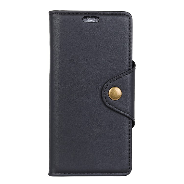 Crazy Horse PU Leather Wallet Stand Casing for Huawei Y9 (2019) / Enjoy 9 Plus - Black-7