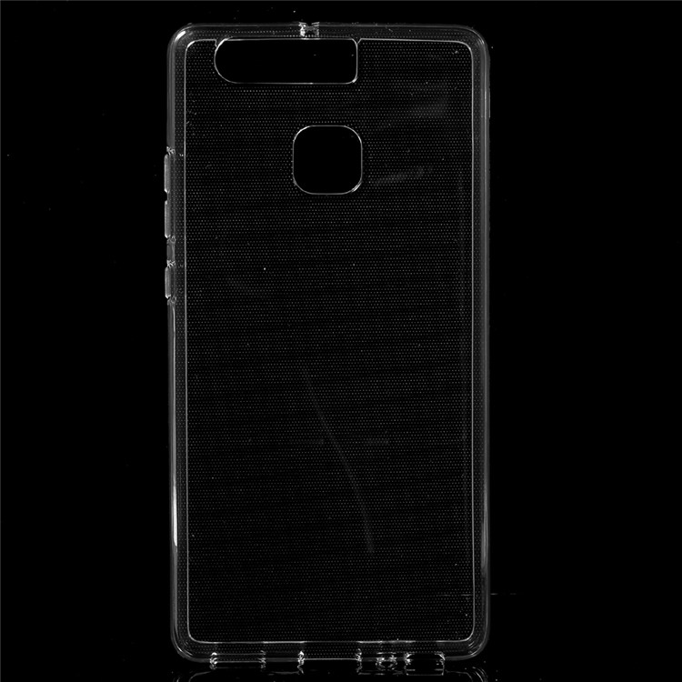 Clear TPU Gel Cover with Non-slip Inner for Huawei P9 - Transparent-1