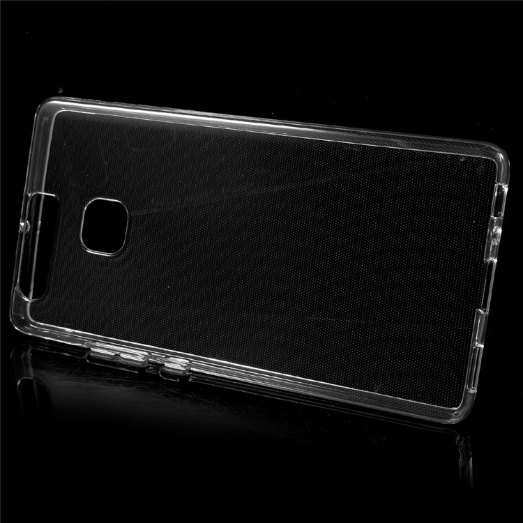 Clear TPU Gel Cover with Non-slip Inner for Huawei P9 - Transparent-3