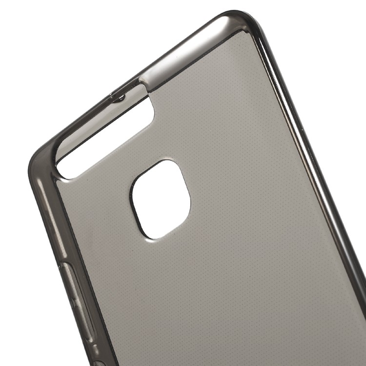 Soft TPU Gel Skin Case Cover for Huawei P9 - Grey-4