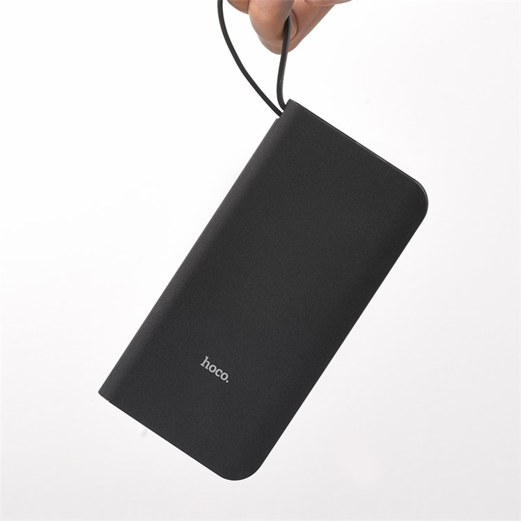 HOCO J25B 10000mAh New Power Type-C Portable Power Bank with Single USB Output - Black-3