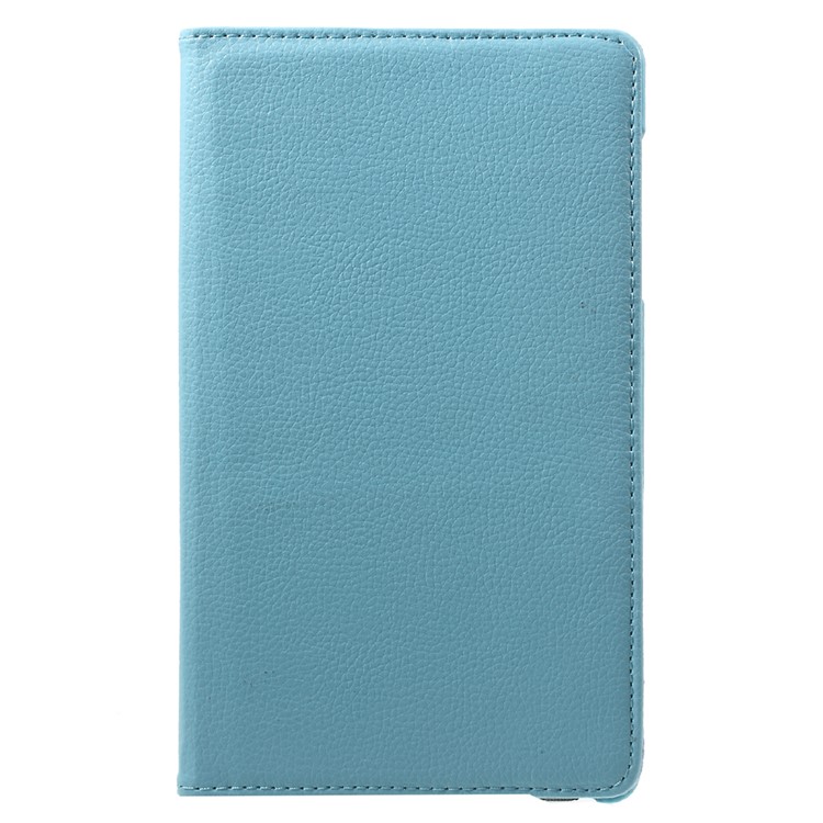 Lychee Skin Leather Case Cover with 360 Degree Rotating Stand for Huawei MediaPad M2 8.0 - Baby Blue-2