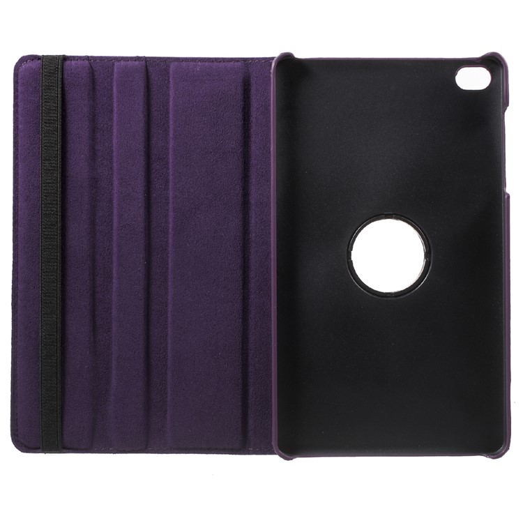 Lychee Skin 360 Degree Rotating Stand Leather Cover for Huawei MediaPad M2 8.0 - Purple-7