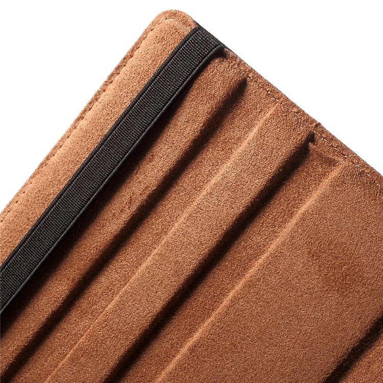 Lychee Skin 360 Degree Rotating Stand Leather Case Cover for Huawei MediaPad M2 8.0 - Coffee-9