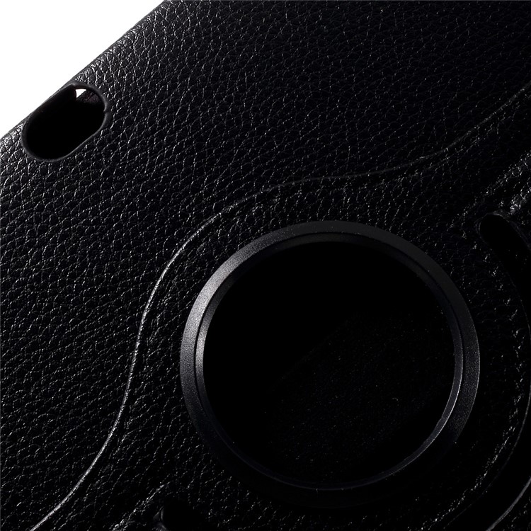 Litchi Skin Leather Case with 360 Degree Rotating Stand for Huawei MediaPad M2 10.0 - Black-11